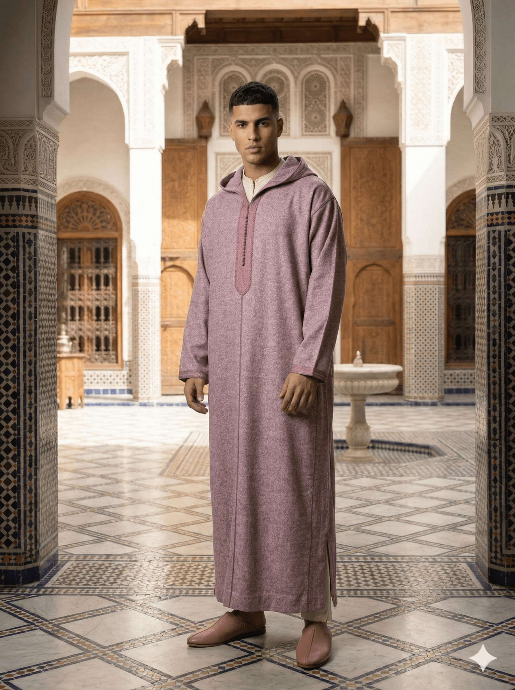 جلابة رجالية بقبّ